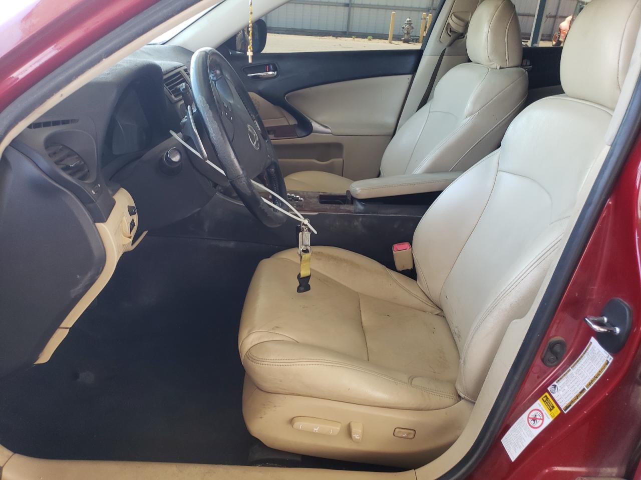 2008 Lexus Is 250 VIN: JTHBK262082070927 Lot: 65031785
