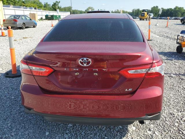  TOYOTA CAMRY 2018 Czerwony