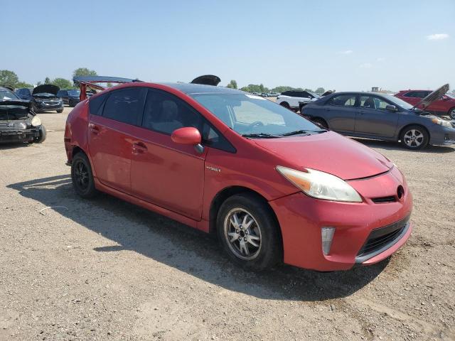  TOYOTA PRIUS 2012 Red