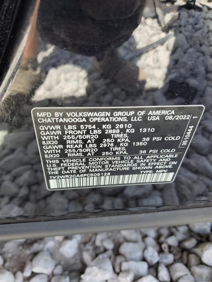 2023 Volkswagen Atlas Se VIN: 1V2WR2CA6PC509128 Lot: 64451895