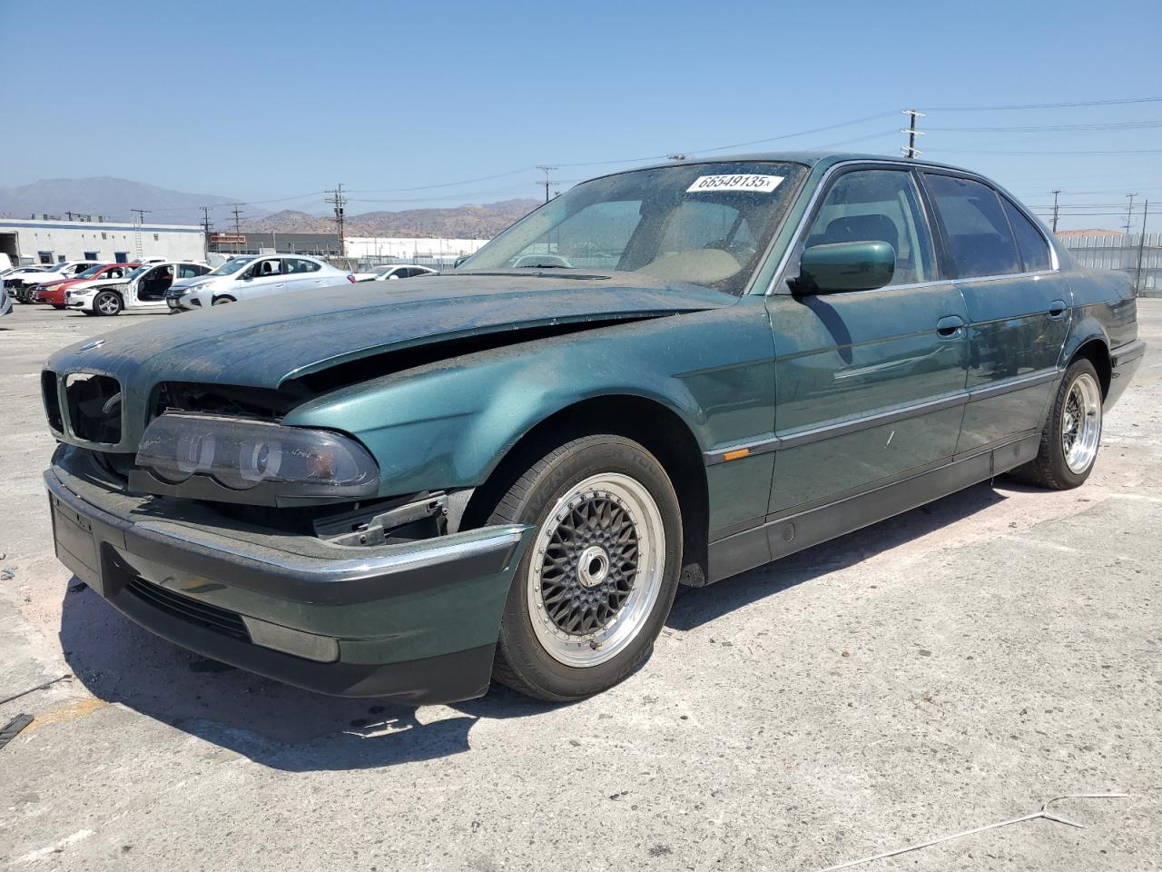 1998 BMW 740 I Automatic VIN: WBAGF8322WDL53489 Lot: 66549135