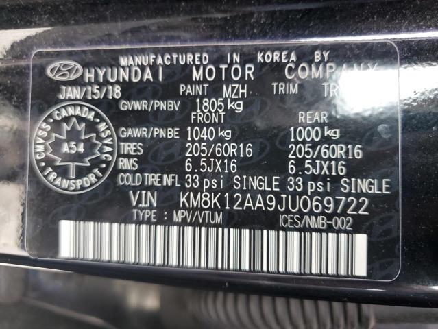 2018 HYUNDAI KONA SE  