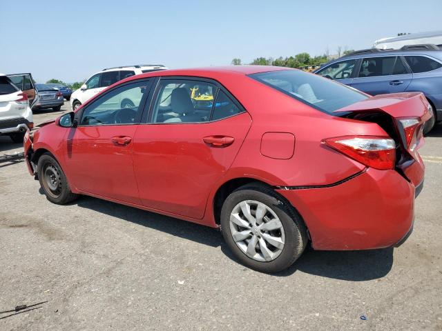 Sedans TOYOTA COROLLA 2016 Red