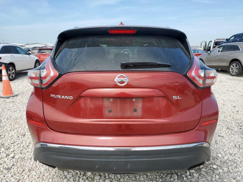  NISSAN MURANO 2015 Czerwony