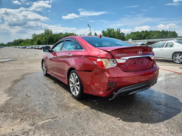  HYUNDAI SONATA 2014 Czerwony