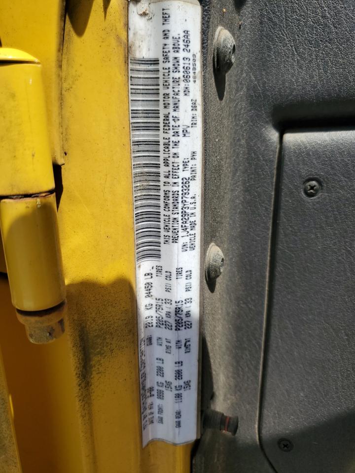2000 Jeep Wrangler / Tj Se VIN: 1J4FA29P3YP793262 Lot: 64431875