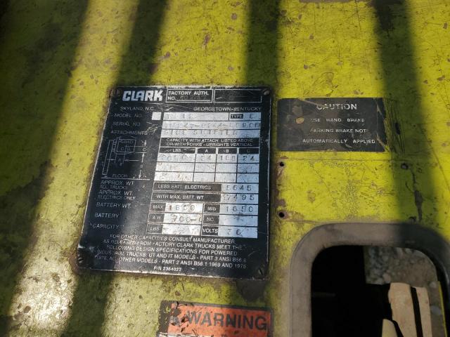 2000 CLARK FORKLIFT  