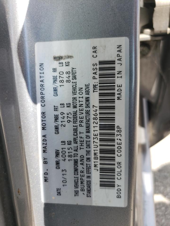 2014 Mazda 3 Sport VIN: JM1BM1U73E1128647 Lot: 64262355