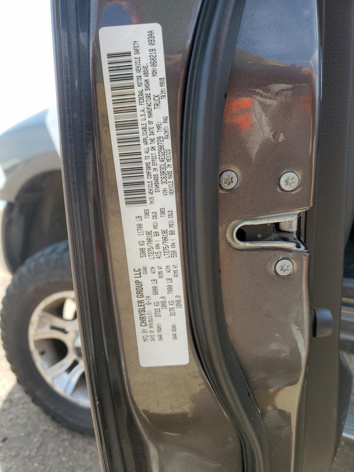 2014 Ram 3500 Slt VIN: 3C63R3DL4EG290729 Lot: 62581895