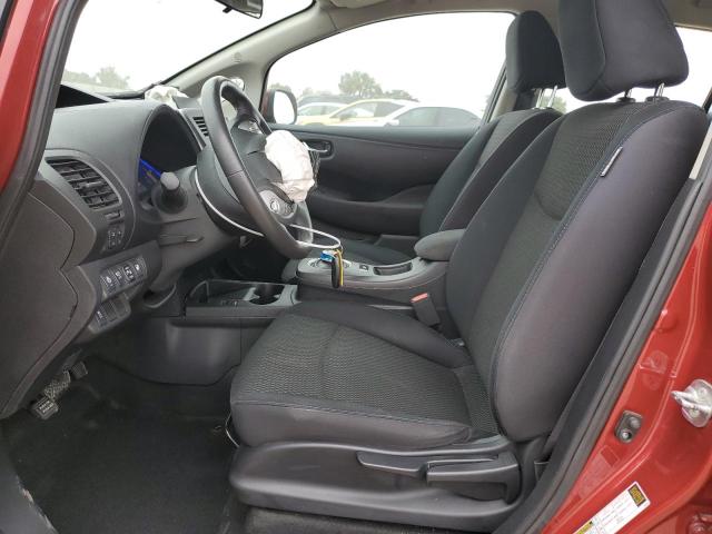  NISSAN LEAF 2015 Maroon