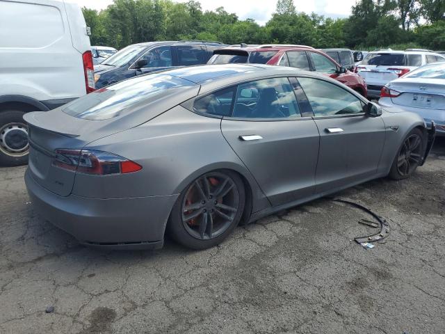 Hatchbacks TESLA MODEL S 2012 Szary