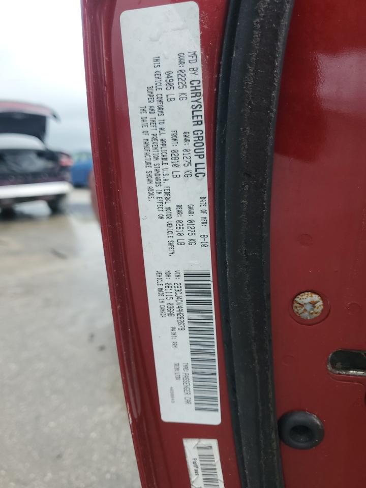 2010 Dodge Challenger Se VIN: 2B3CJ4DV4AH282679 Lot: 65224935