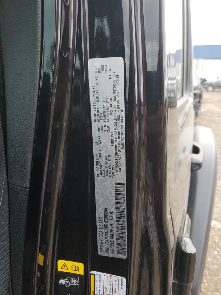 2024 Jeep Wrangler Sport VIN: 1C4PJXDG0RW300255 Lot: 65125025