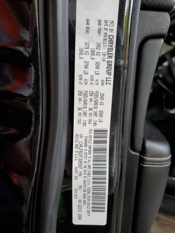 2015 Jeep Grand Cherokee Limited VIN: 1C4RJFBG3FC685507 Lot: 64803325