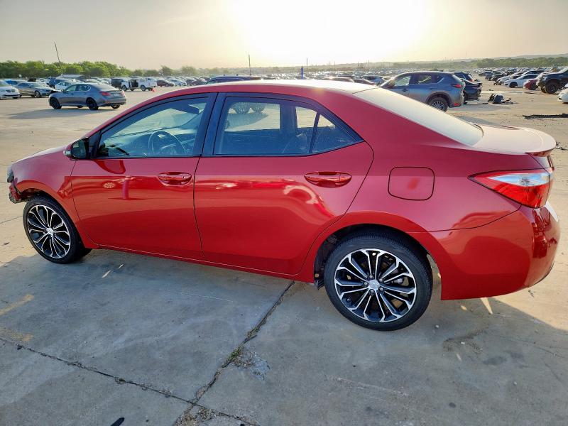  TOYOTA COROLLA 2014 Czerwony