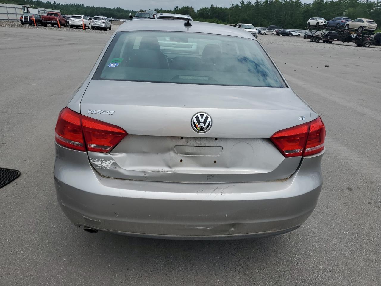 2012 Volkswagen Passat Se VIN: 1VWBP7A35CC002641 Lot: 63715545