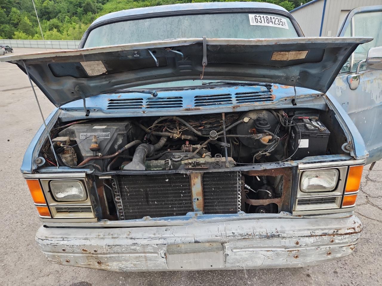 1989 Dodge Ram Wagon B350 Bus VIN: 2B5WB35Z5KK357083 Lot: 63184235
