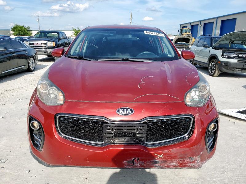  KIA SPORTAGE 2017 Red