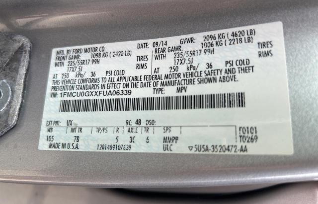2015 FORD ESCAPE SE  