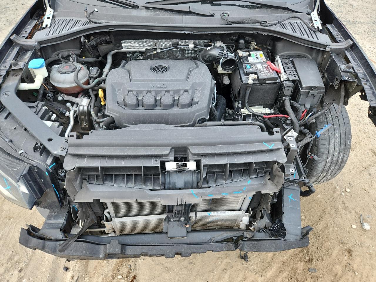 2022 Volkswagen Tiguan Se VIN: 3VV3B7AX7NM051318 Lot: 61554425