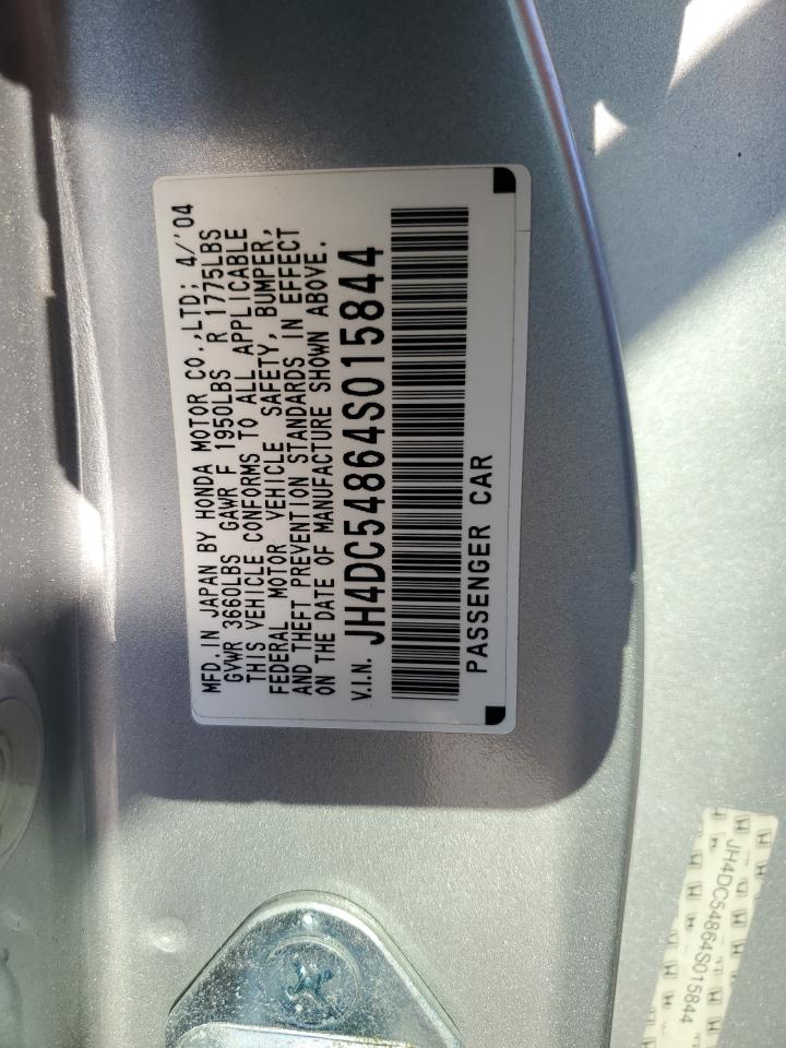jh4dc54864s015844 JH4DC54864S015844 2004 Acura Rsx