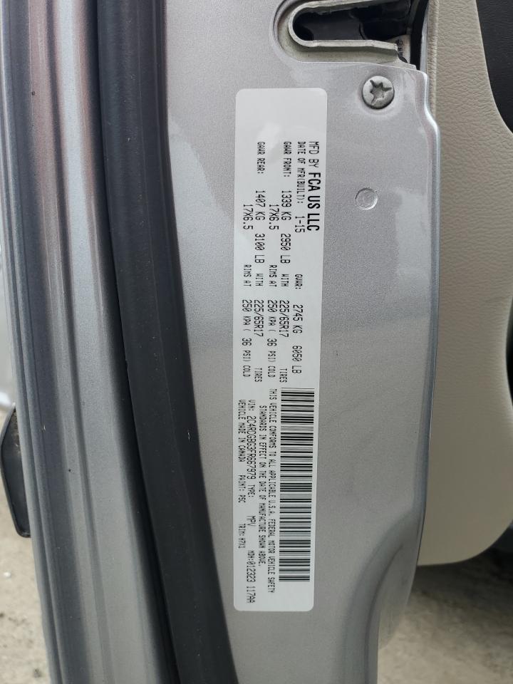 2015 Dodge Grand Caravan Se VIN: 2C4RDGBG3FR667979 Lot: 64806125