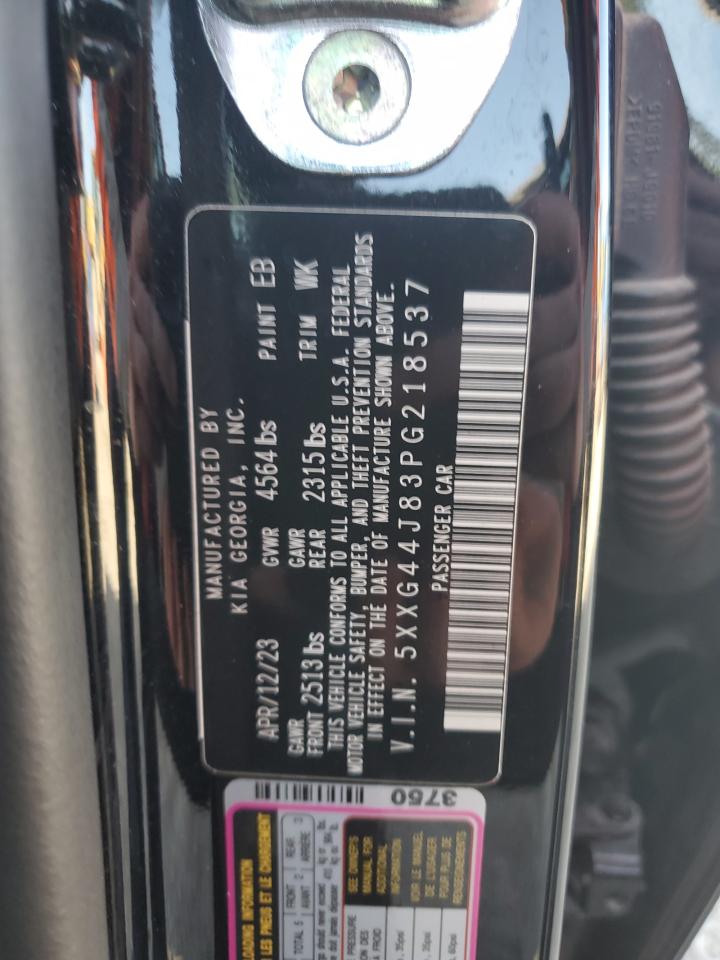 2023 Kia K5 Gt VIN: 5XXG44J83PG218537 Lot: 65028565