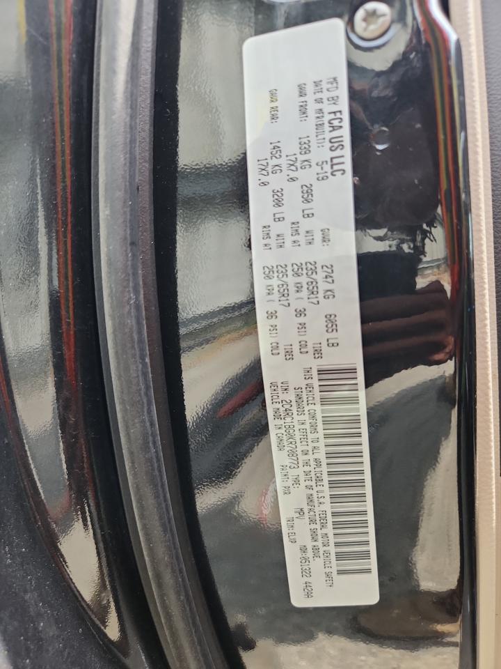 2019 Chrysler Pacifica Touring L VIN: 2C4RC1BG0KR708773 Lot: 64085895