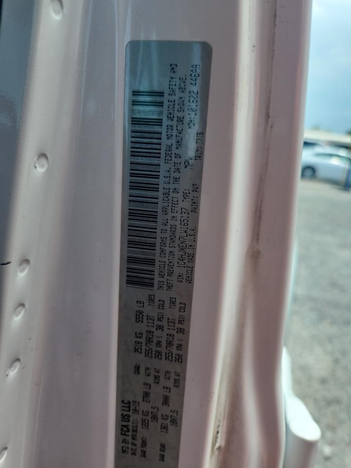 2020 Jeep Wrangler Unlimited Sahara VIN: 1C4HJXEN7LW165137 Lot: 64458345