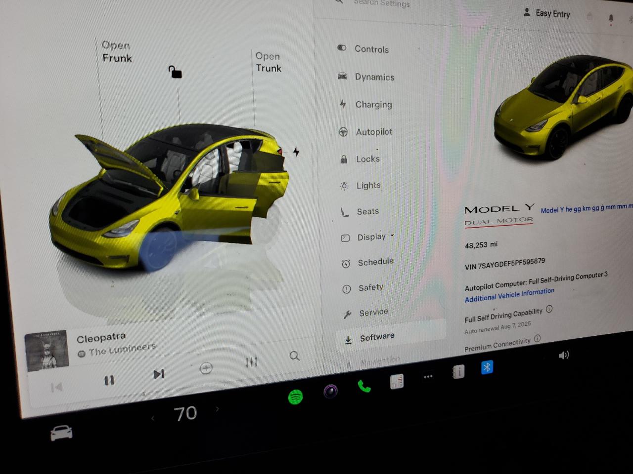 2023 Tesla Model Y VIN: 7SAYGDEF5PF595879 Lot: 65280985