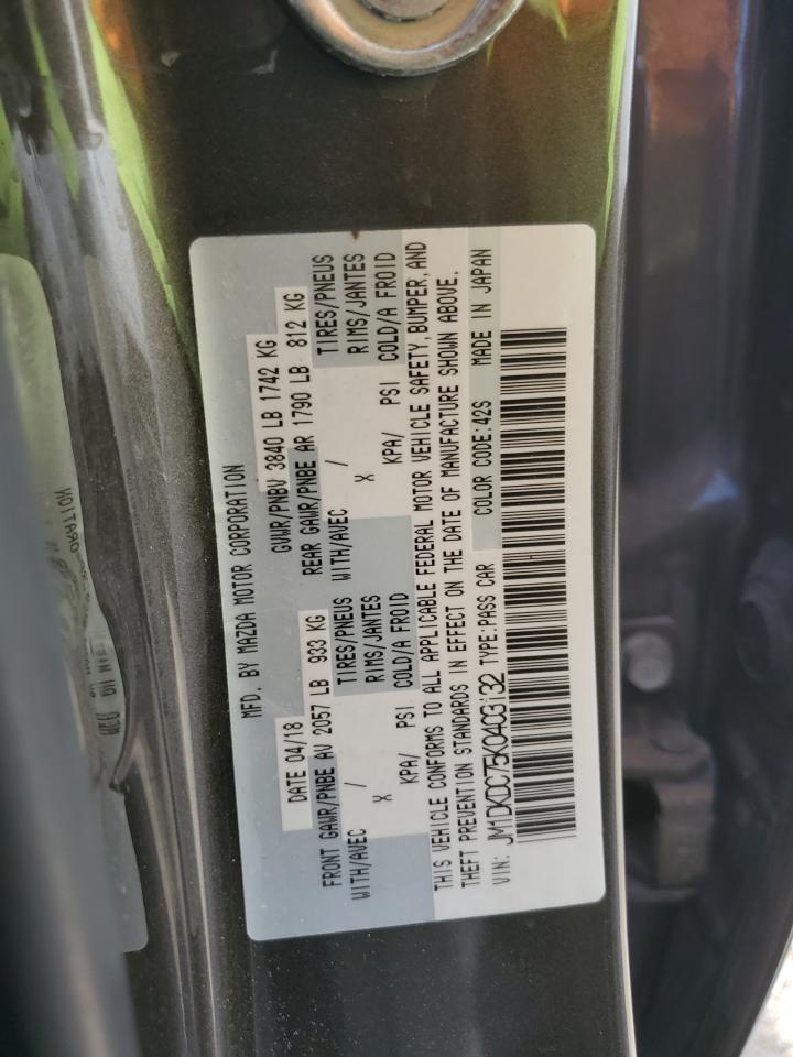 2019 Mazda Cx-3 Touring VIN: JM1DKDC75K0403132 Lot: 66641865