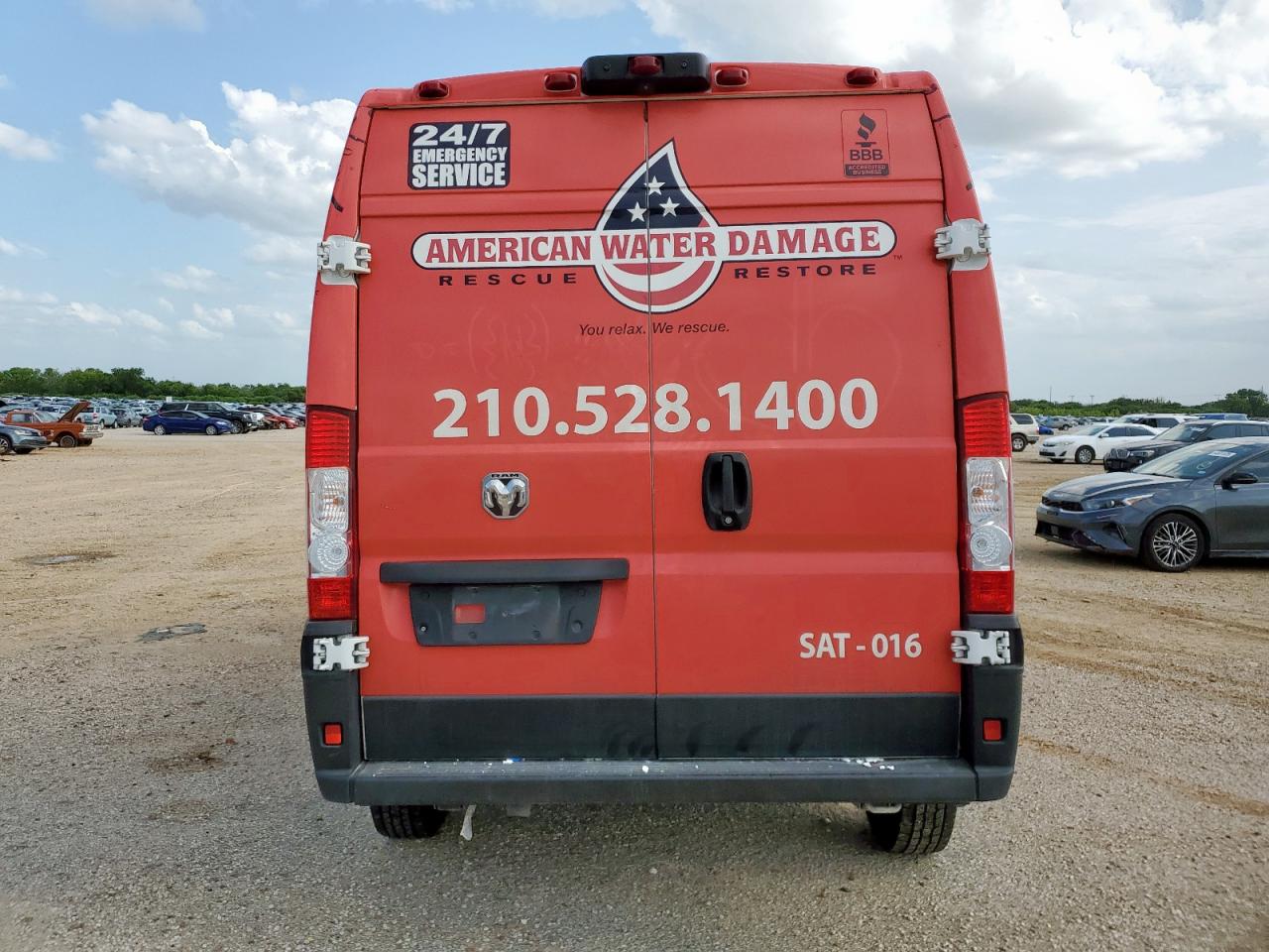 2023 Ram Promaster 1500 1500 High VIN: 3C6LRVBG1PE532246 Lot: 64959465