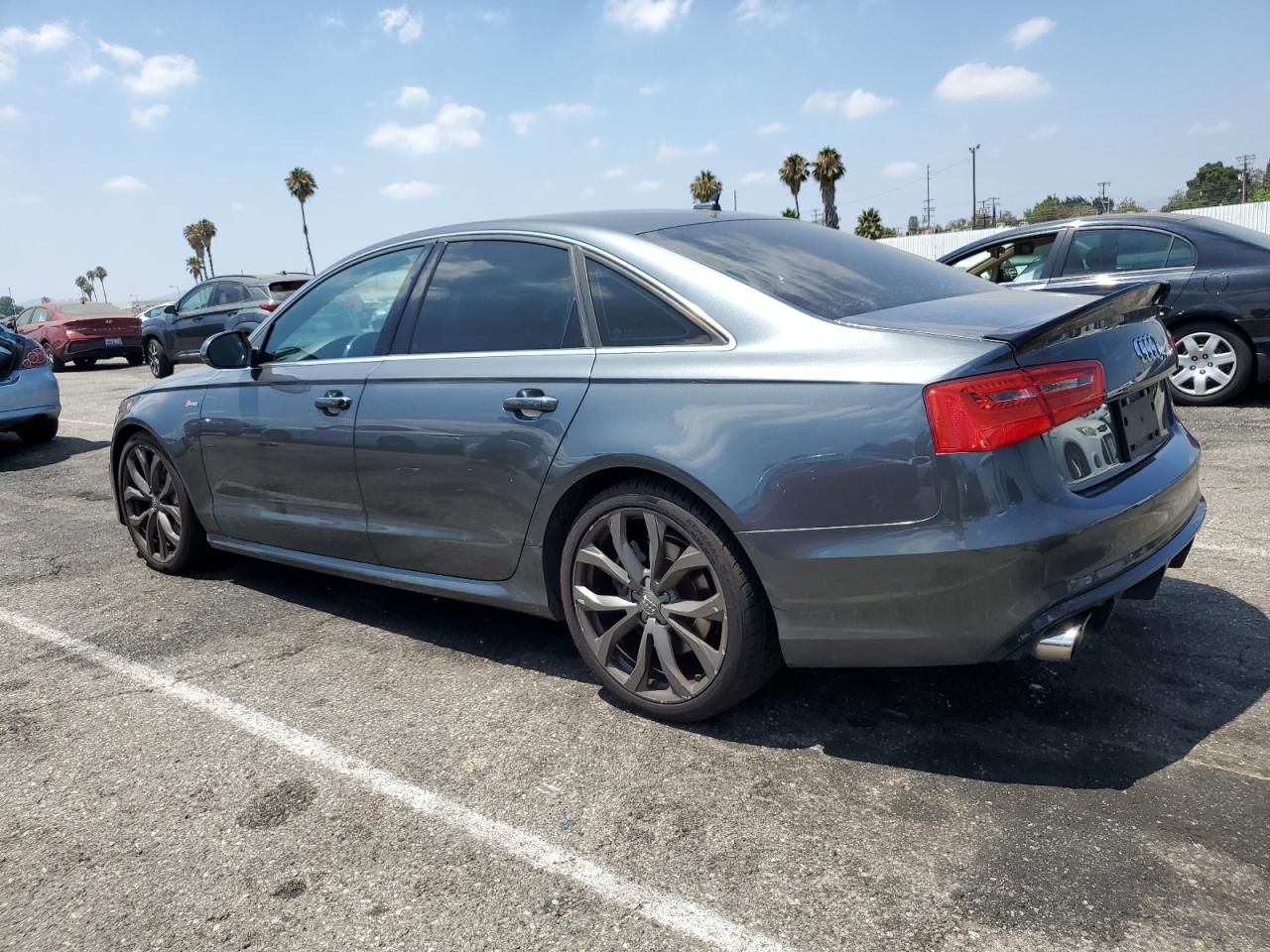 2014 Audi A6 Prestige charcoal sedan gas WAUHGAFC1EN061502 photo #3