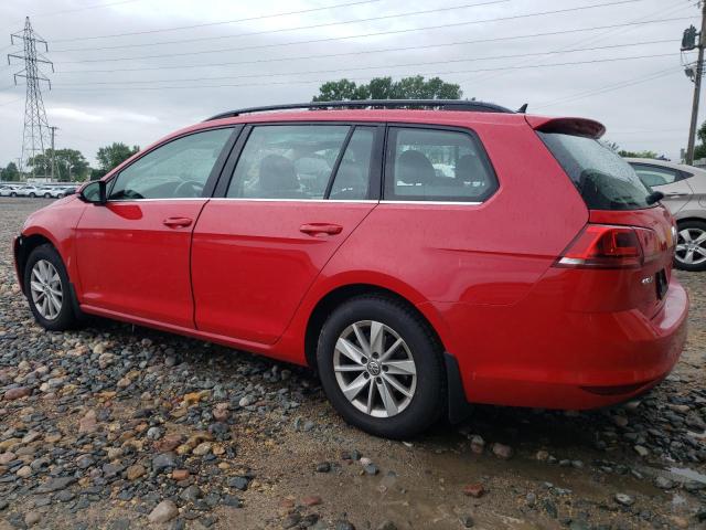  VOLKSWAGEN GOLF 2015 Red