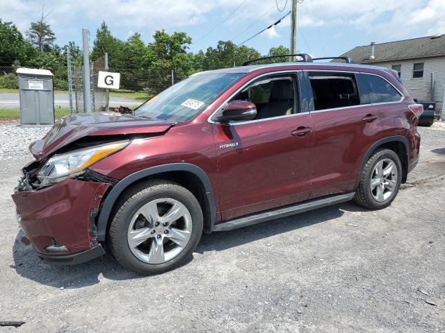  TOYOTA HIGHLANDER 2015 Red