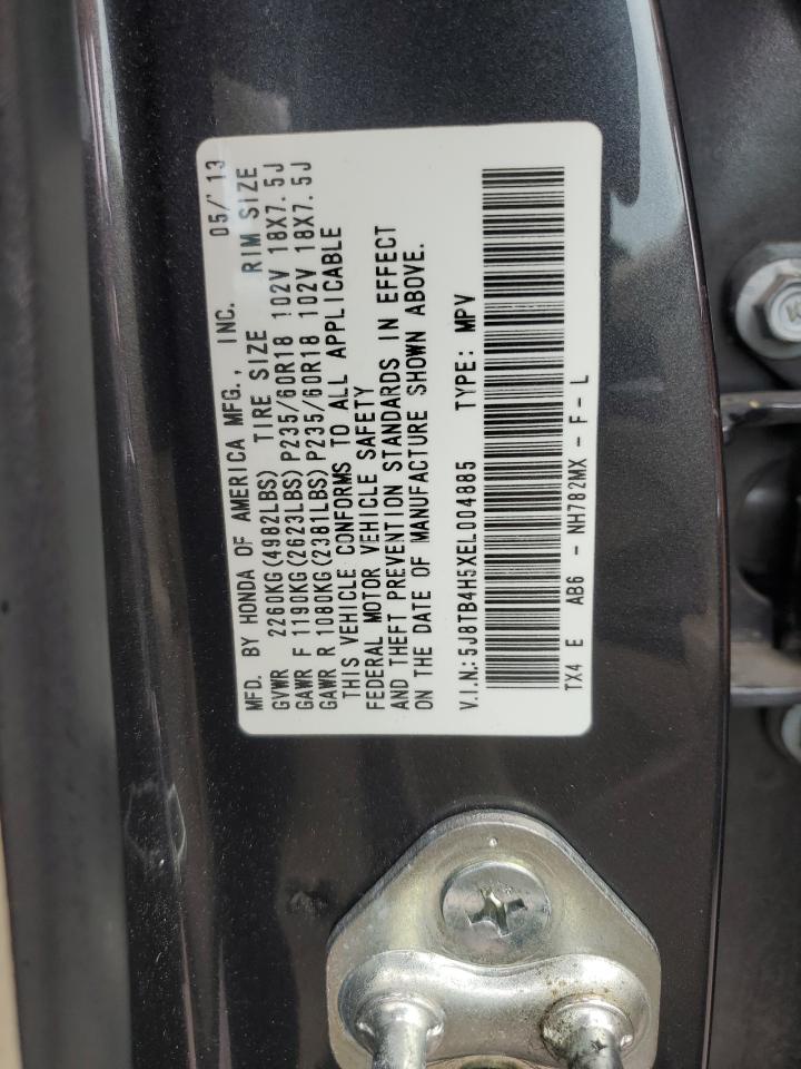 2014 Acura Rdx Technology VIN: 5J8TB4H5XEL004885 Lot: 64874725