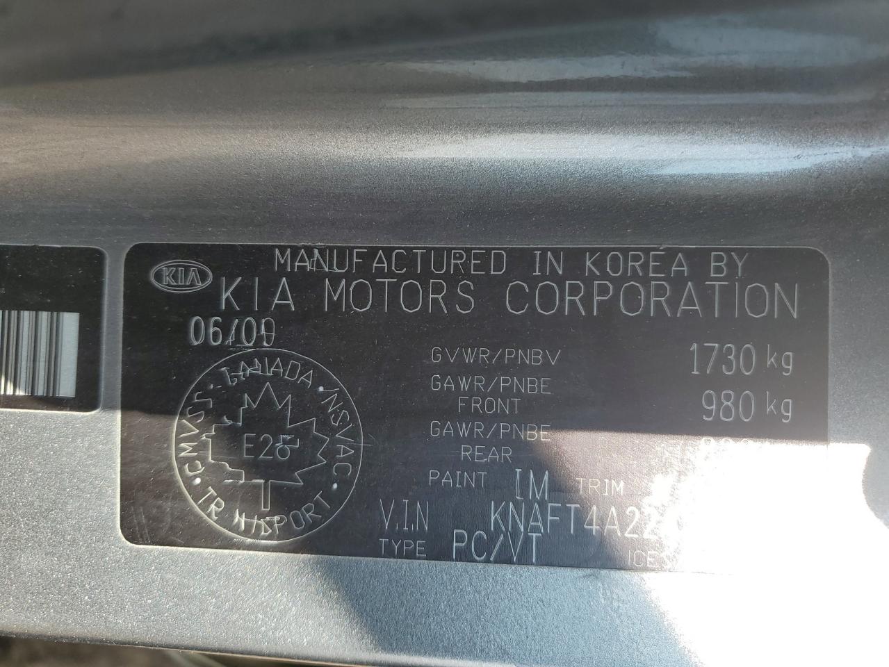 2010 Kia Forte Lx VIN: KNAFT4A22A5094201 Lot: 64168705