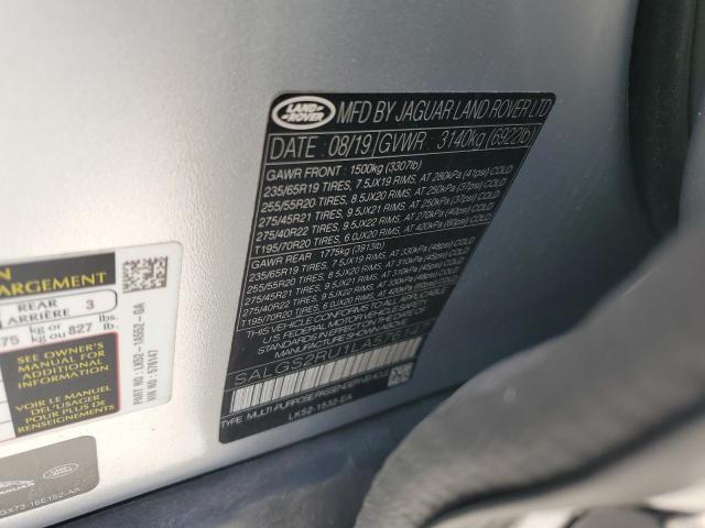 2020 LAND ROVER RANGE ROVER HSE  