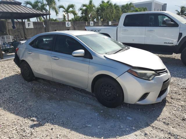  TOYOTA COROLLA 2016 Srebrny