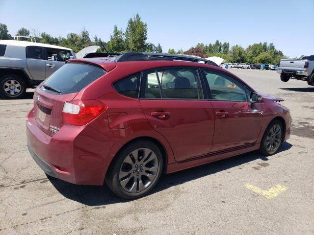  SUBARU IMPREZA 2016 Бордовый