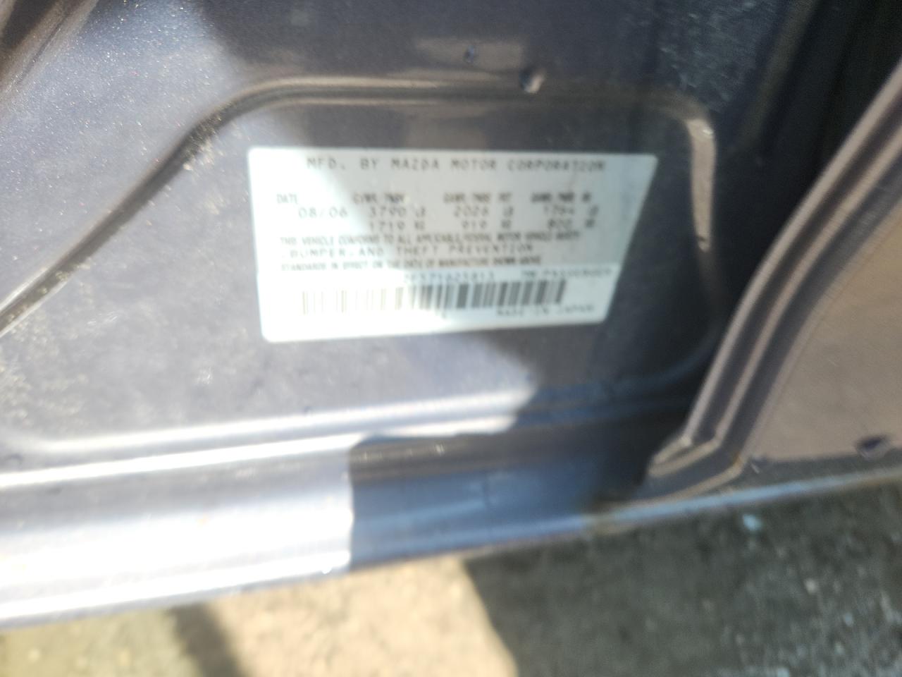2007 Mazda 3 I VIN: JM1BK32F571625813 Lot: 63317205