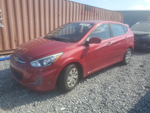  HYUNDAI ACCENT 2017 Czerwony