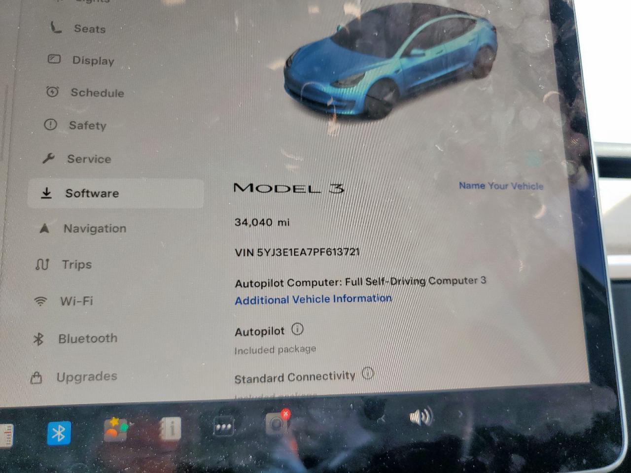 2023 Tesla Model 3 VIN: 5YJ3E1EA7PF613721 Lot: 65038665