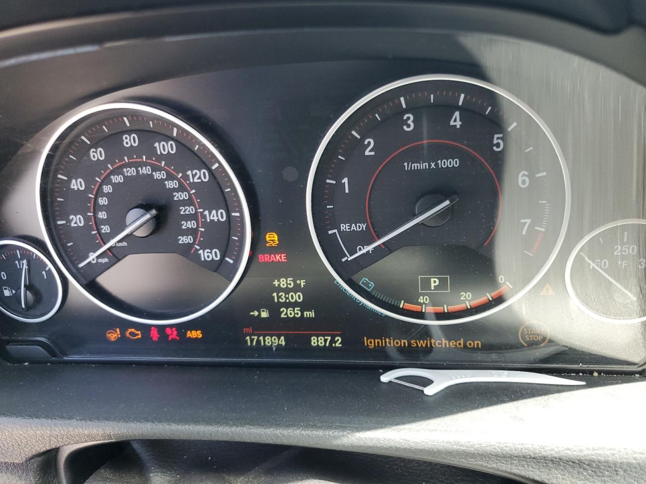 2014 BMW 328 Xi VIN: WBA3G7C55EK296165 Lot: 63645765