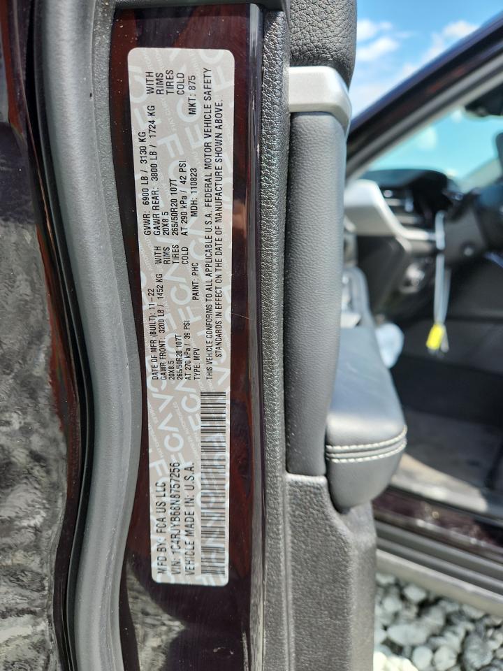 2022 Jeep Grand Cherokee Limited 4Xe VIN: 1C4RJYB68N8757256 Lot: 65584835