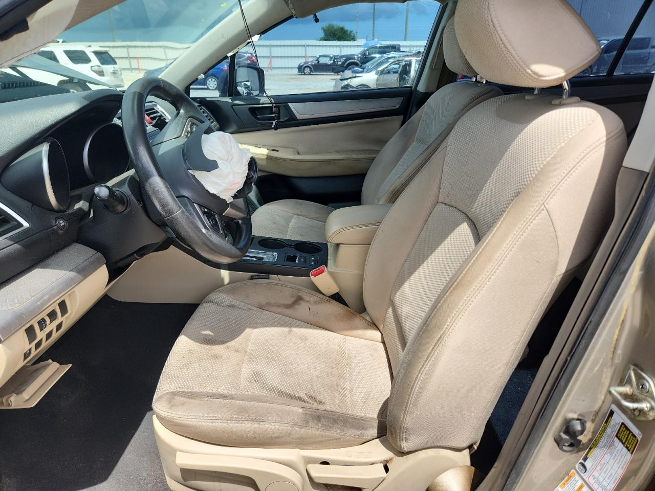 2015 Subaru Outback 2.5I VIN: 4S4BSBACXF3286241 Lot: 62958725