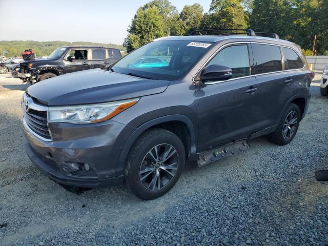  TOYOTA HIGHLANDER 2016 Szary