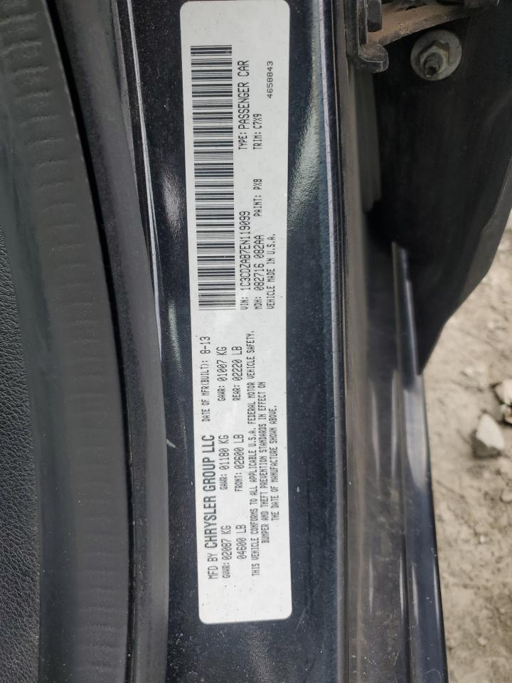 2014 Dodge Avenger Se VIN: 1C3CDZAB7EN119099 Lot: 63610125