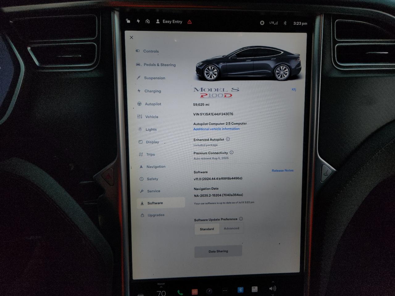 2018 Tesla Model S VIN: 5YJSA1E44JF243076 Lot: 63988515