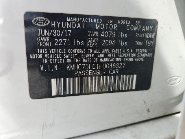 2017 HYUNDAI IONIQ SEL  